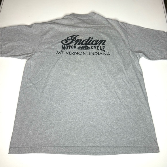 Indian Motorcycles T-Shirt - No Sz Tag, Measures 23.5” Chest - Mt Vernon Indiana - Picture 5 of 8